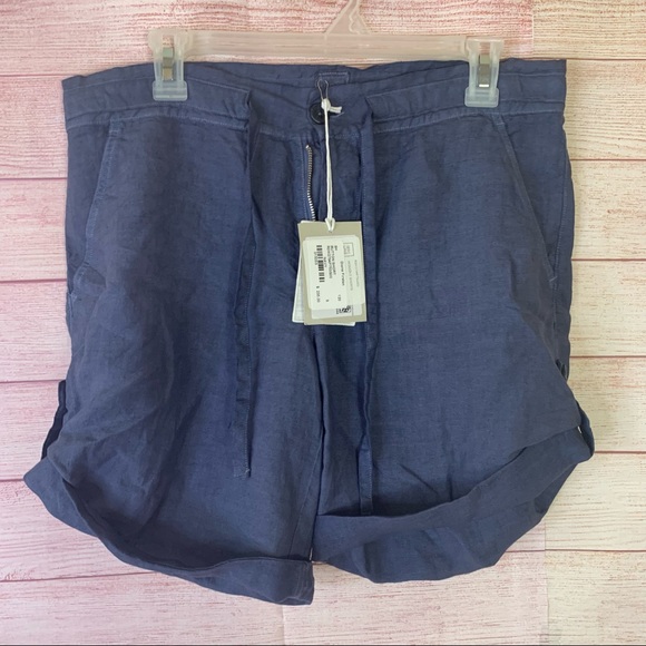 Diane Firsten NWT 120% Lino Drawstring Shorts‎ 42